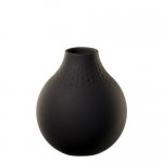 Ваза Perle 12 см Manufacture Collier Noir Villeroy & Boch Ваза Perle 12 см Manufacture Collier Noir Villeroy & Boch